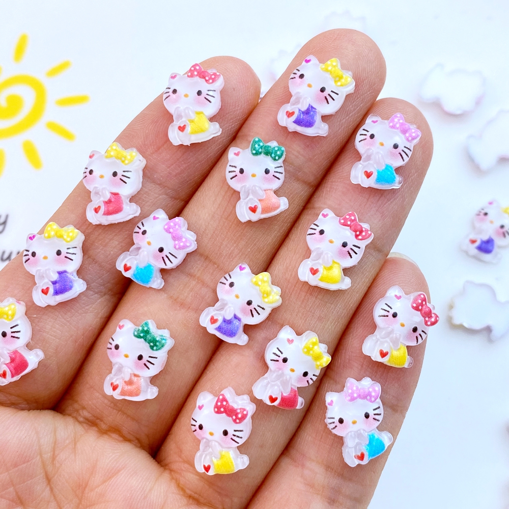 Nail Art Quirky - 50 pieces of resin shiny mini