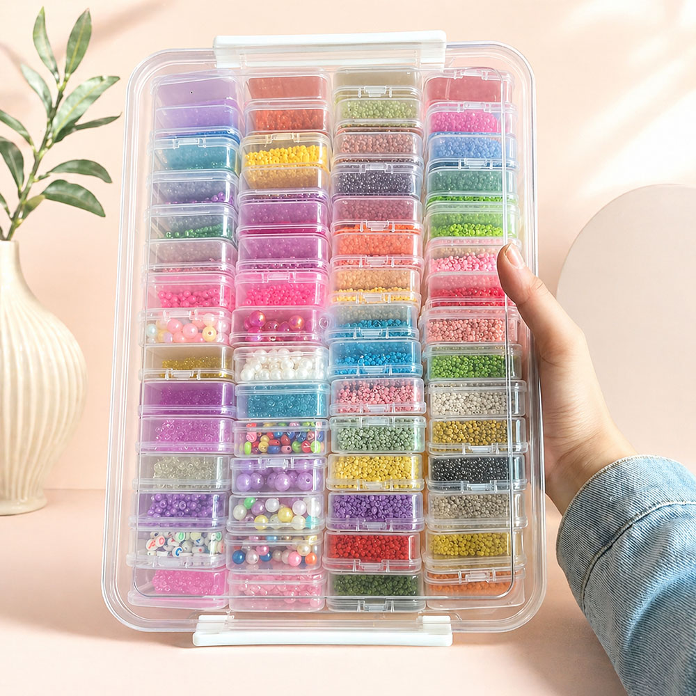 Nail Art Quirky - 60 Slots Diamond Painting Storage Box