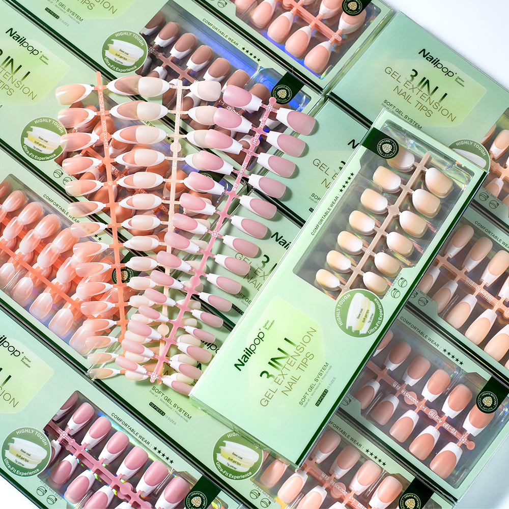 Nail Art Ideas - NAILPOP 150PCS Short Coffin Press on
