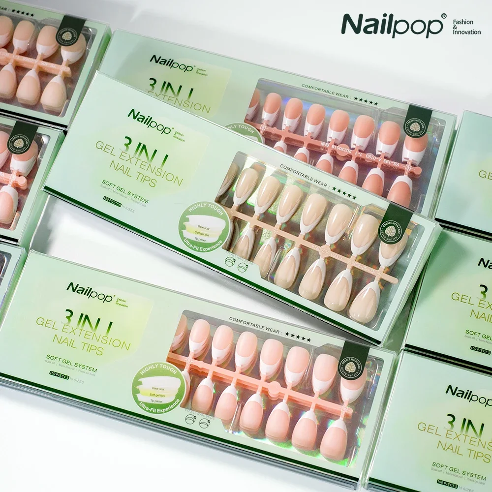 Nail Art Ideas - Nailpop 3 in 1 French Gel