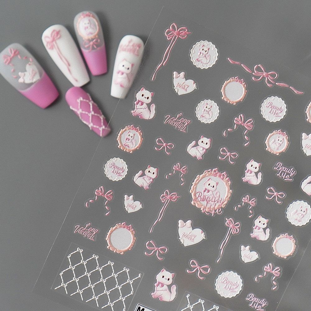 Nail Art Viral - Viral Kawaii French Nail Art Stickers
