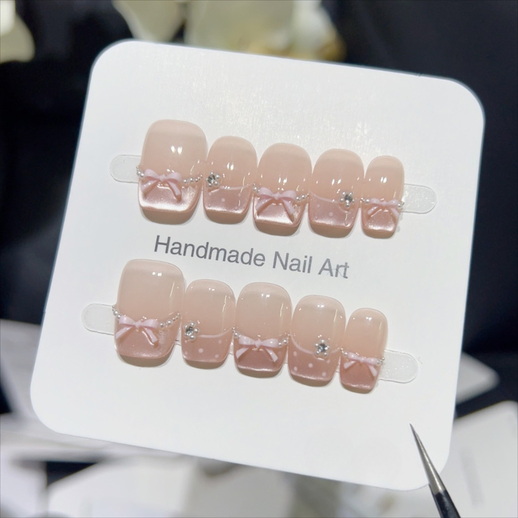 Nail Art Quirky - 10pcs Summer Sweetheart Press on Nails
