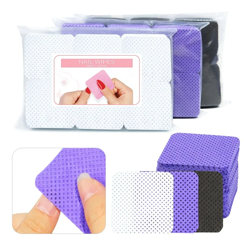 Nail Art Ideas - 100pcs/Pack Lint-free Nail Polish Remover Napkin