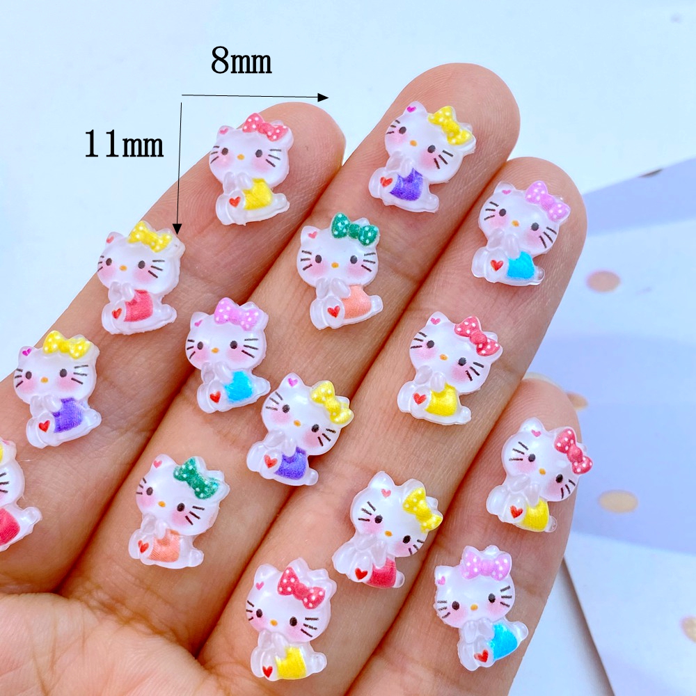 50 pieces of resin shiny mini  - مراجعة Nail Art Quirky وسعره