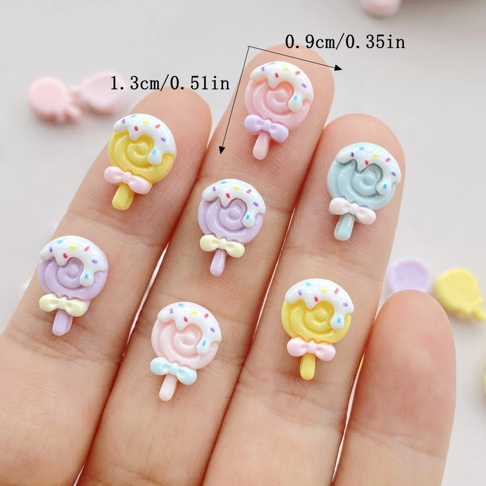 30pcs Resin Colorful 3D Mini L - مراجعة Nail Art Quirky وسعره