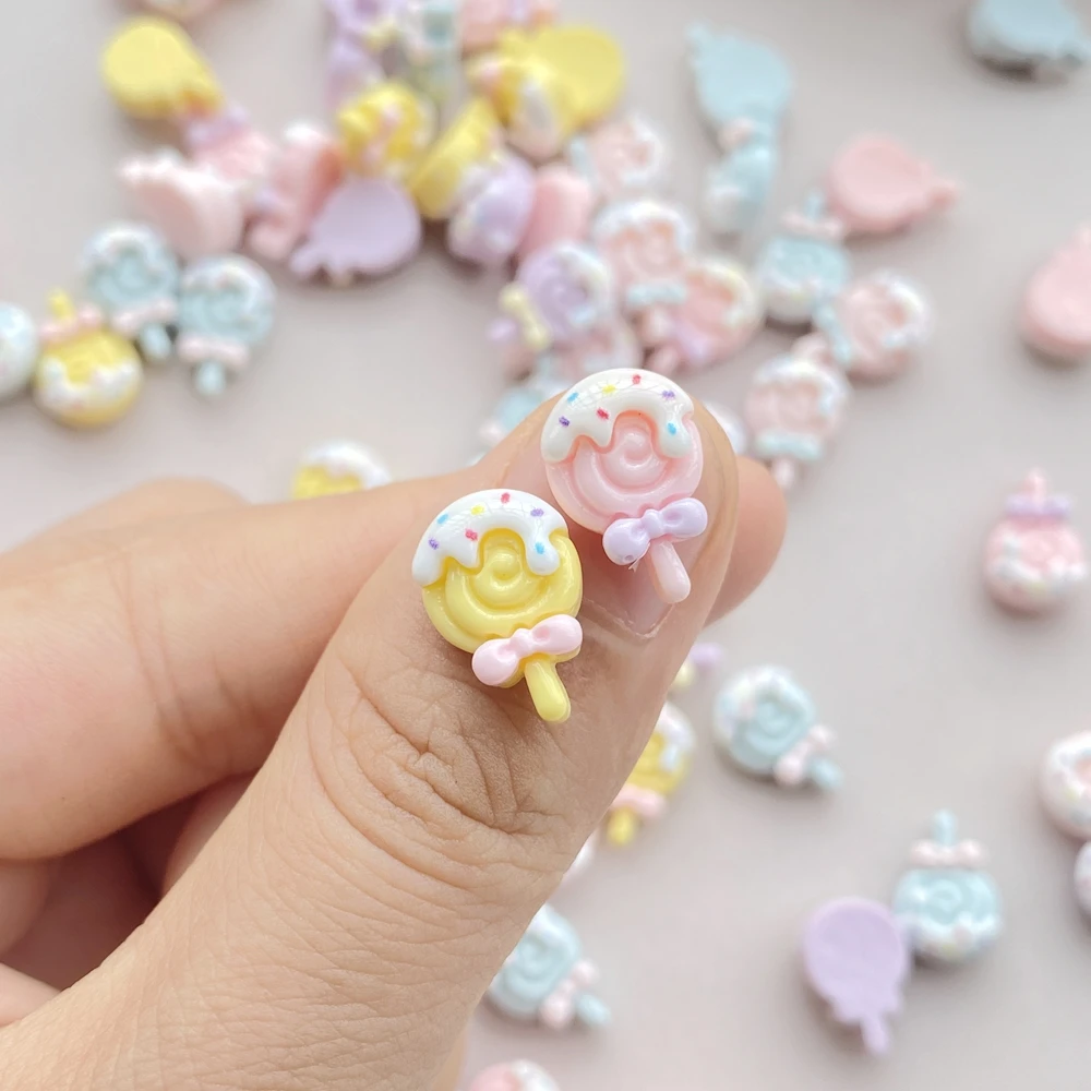 30pcs Resin Colorful 3D Mini L - مراجعة Nail Art Quirky وسعره