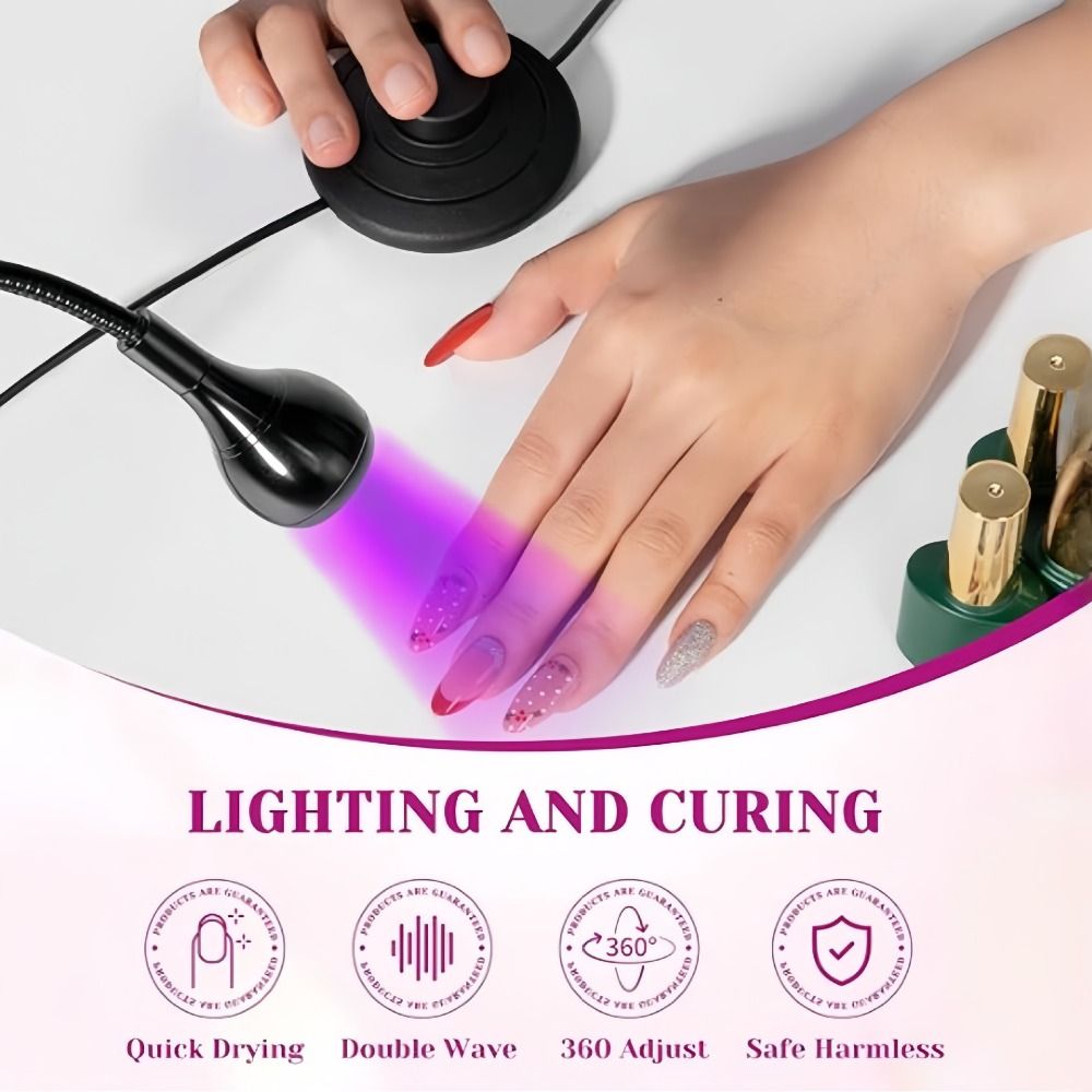 5W/3W UV Led Nail Lamp Foot Pe - مراجعة Nail Art Ideas وسعره