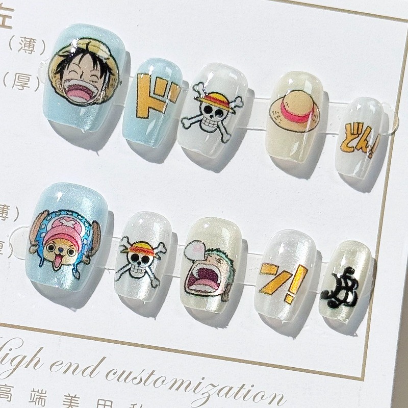 One Piece Cute Animation Luffy - مراجعة Nail Art Zoro One Piece وسعره
