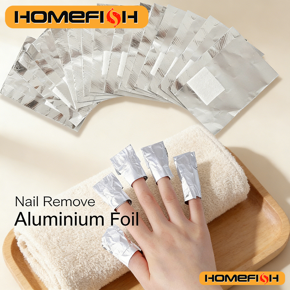 50/100pcs Remover Aluminum Foi - مراجعة Nail Art Ideas وسعره