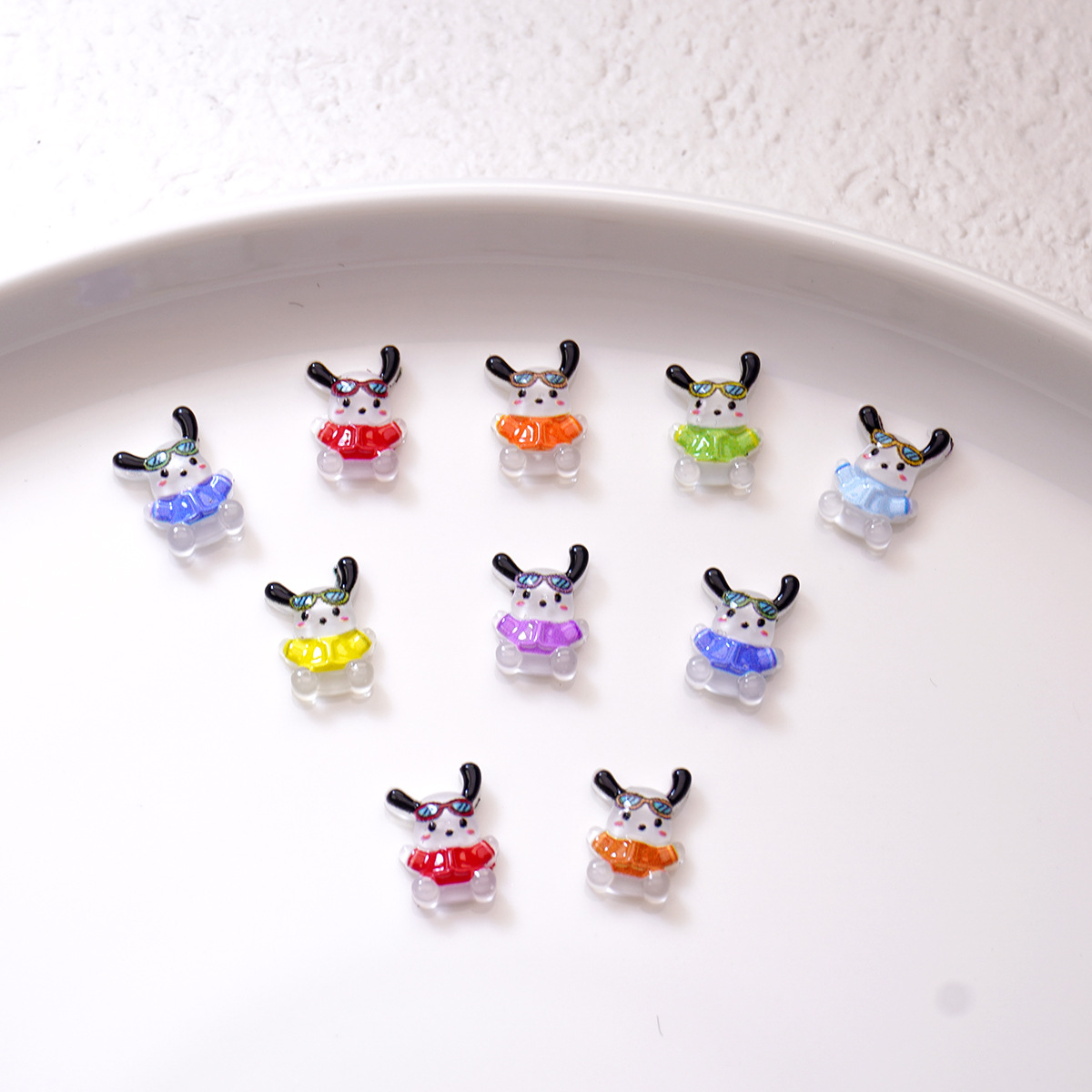 100Pcs/Pack Happy Pochacco Nai - مراجعة Nail Art Viral وسعره