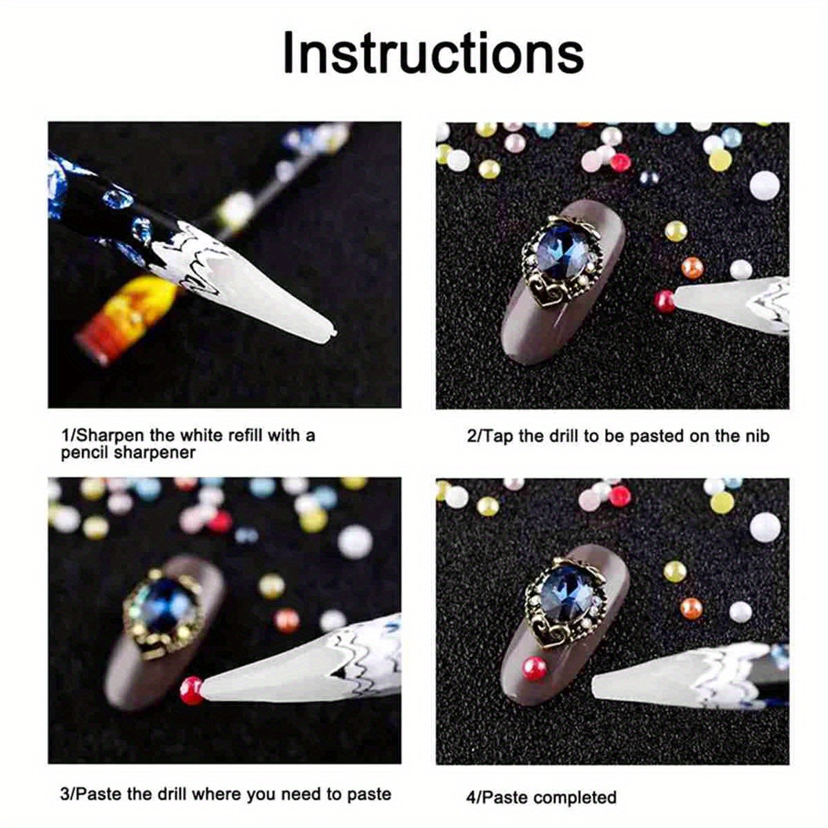 1/2/3/5PCS Nail Art Dotting Pe - مراجعة Nail Art Quirky وسعره