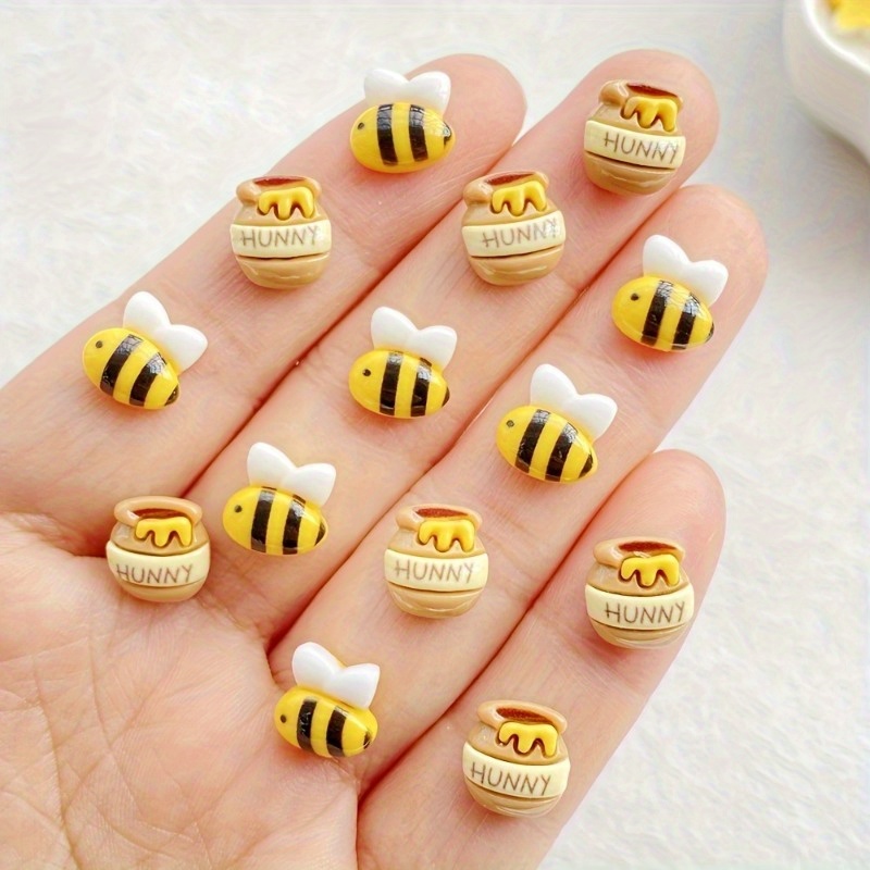 20pcs Cute Mini Handmade Bee,R - مراجعة Nail Art Quirky وسعره