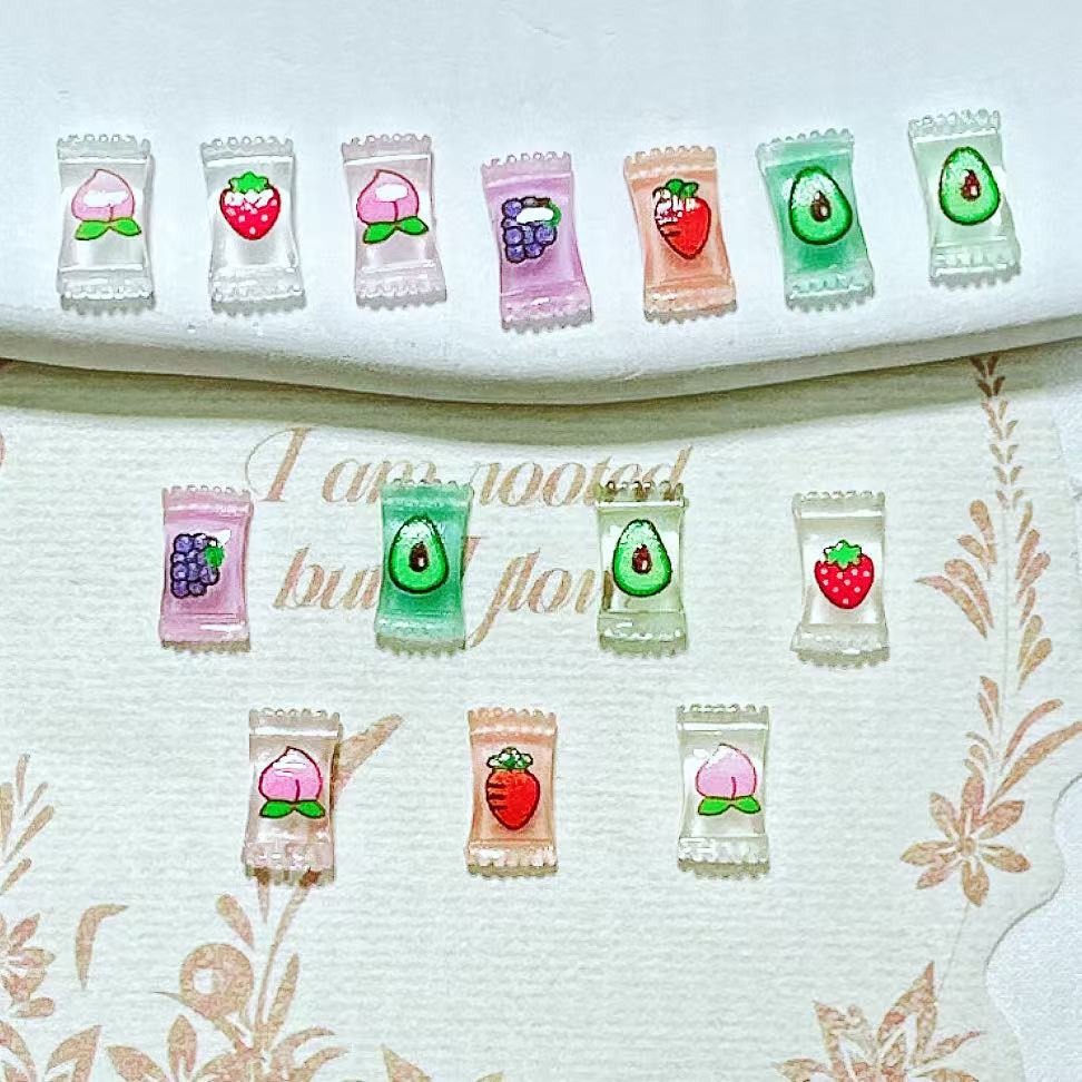 100Pcs Mixed Cartoon Nail Char - مراجعة Nail Art Viral وسعره