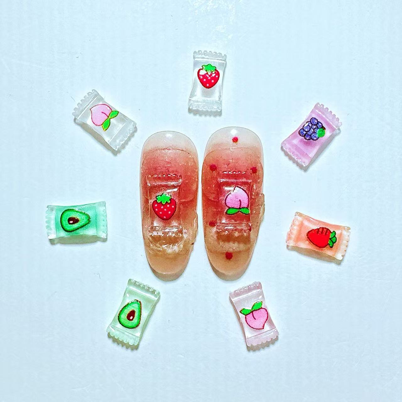 100Pcs Mixed Cartoon Nail Char - مراجعة Nail Art Viral وسعره