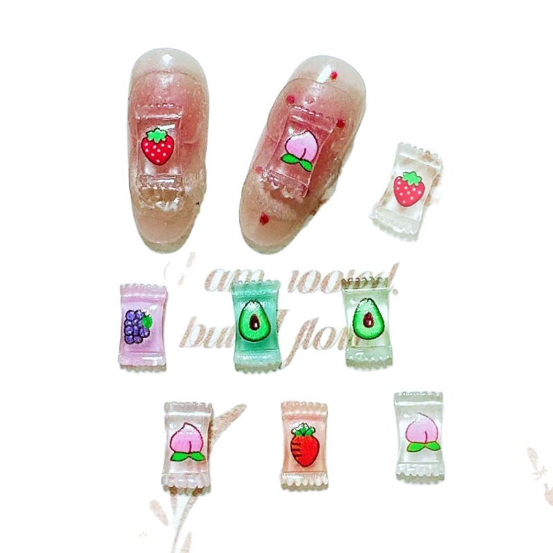 100Pcs Mixed Cartoon Nail Char - مراجعة Nail Art Viral وسعره