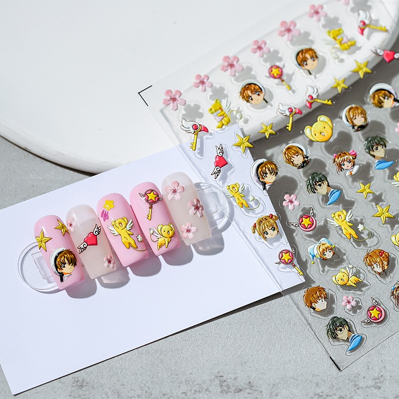 1 Piece 5D One Piece Nail Stic - مراجعة Nail Art Zoro One Piece وسعره