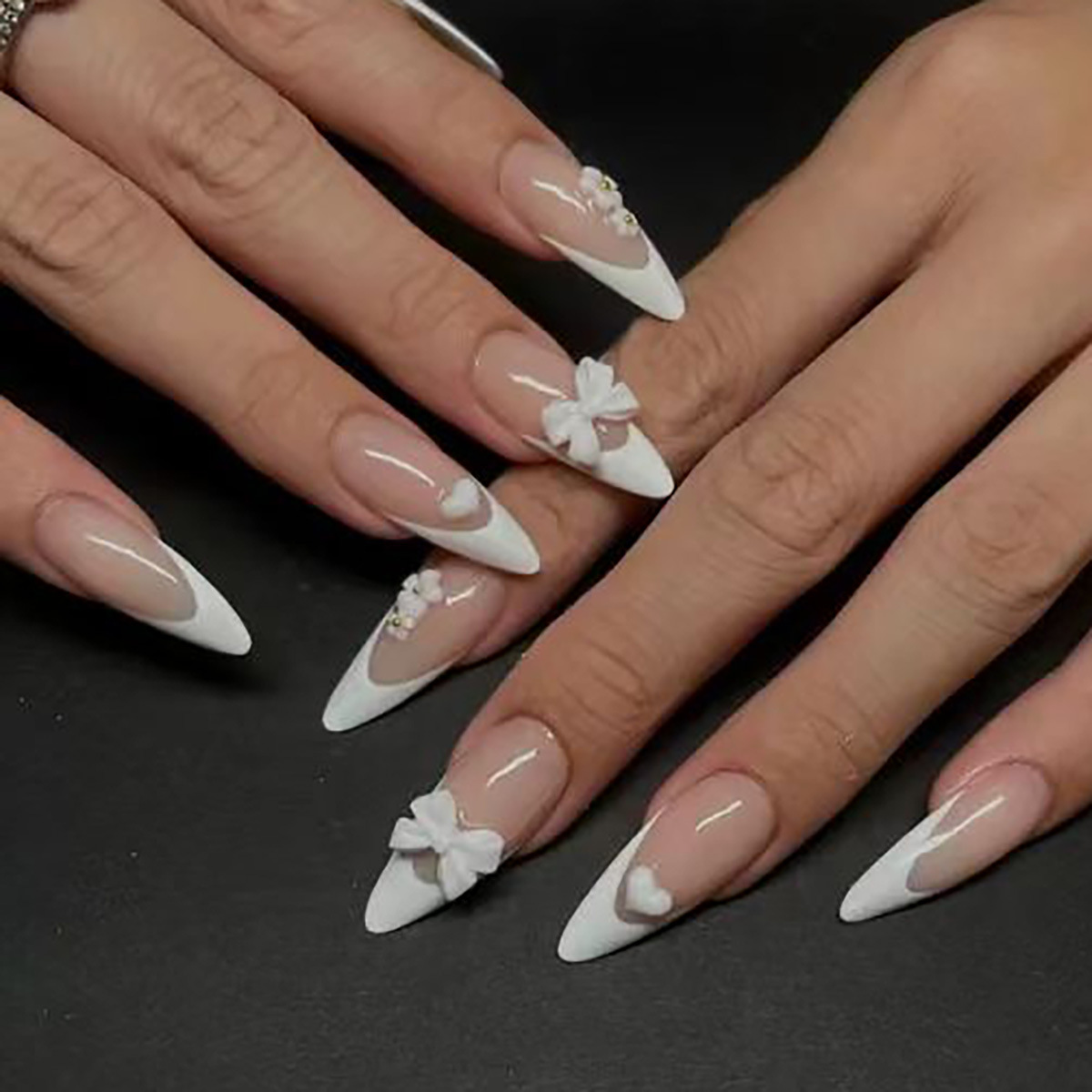 24pcs Fashion Rhinestone Press - مراجعة Nail Art Quirky وسعره