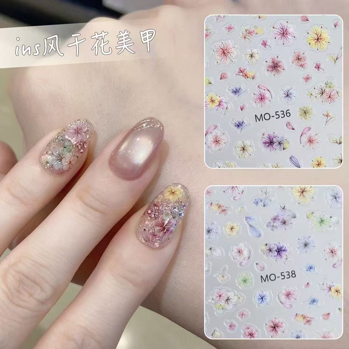 Viral Dried Flower Nail Art St - مراجعة Nail Art Viral وسعره