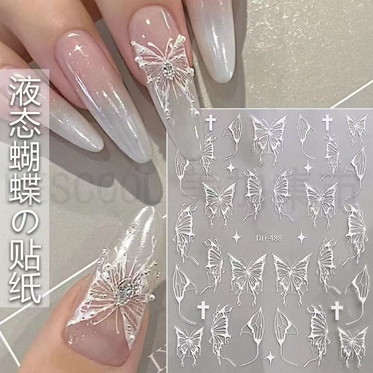 Viral Edgy Butterfly Nail Art  - مراجعة Nail Art Viral وسعره
