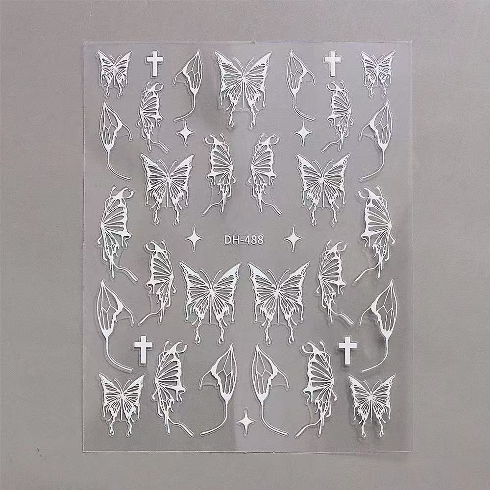 Viral Edgy Butterfly Nail Art  - مراجعة Nail Art Viral وسعره