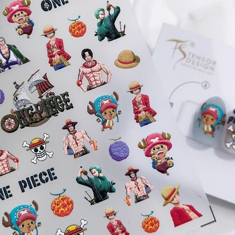 One Piece Monkey D. Luffy Roro - مراجعة Nail Art Zoro One Piece وسعره