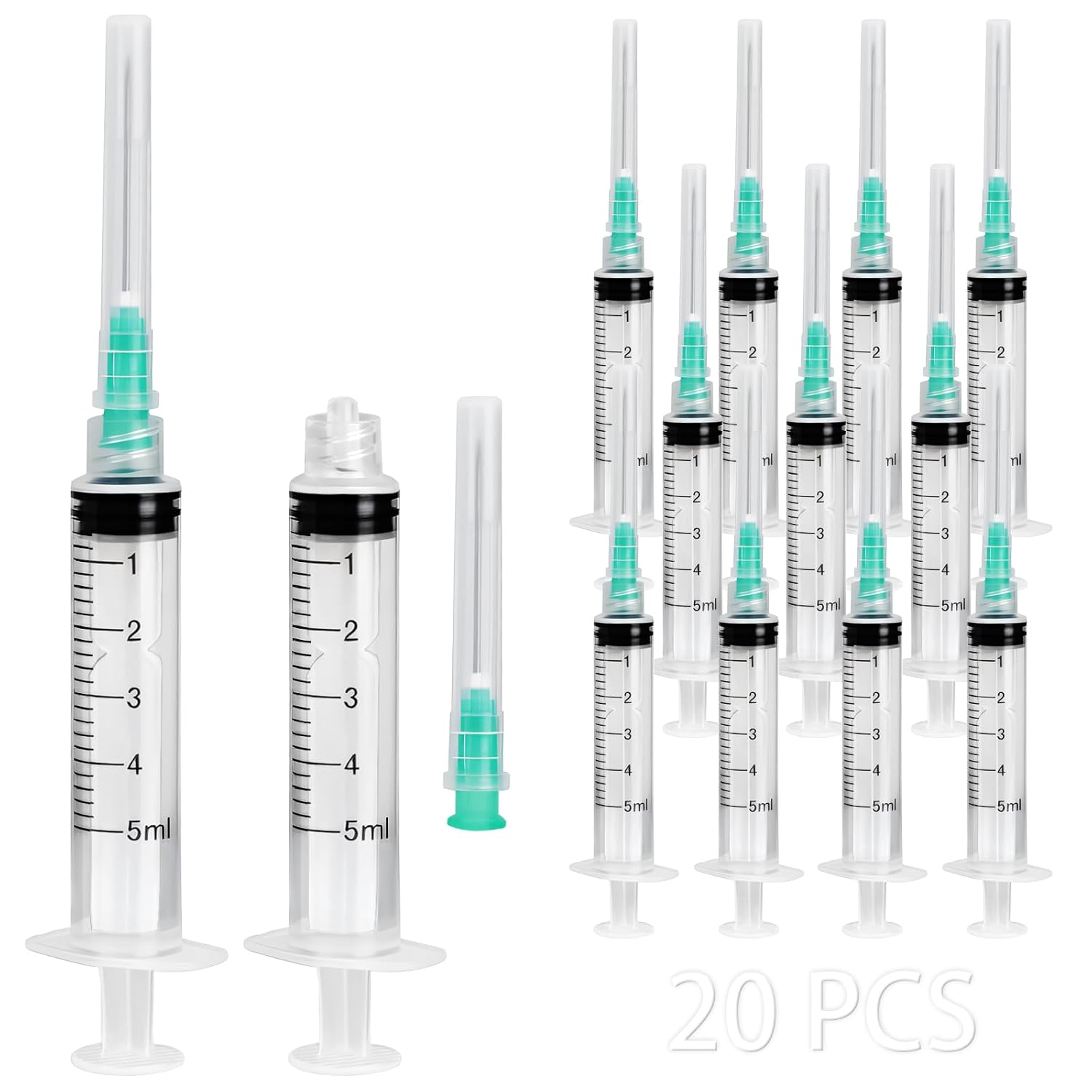 50 Pieces of 5ml Luer-Lock Syr - مراجعة Nail Art Quirky وسعره