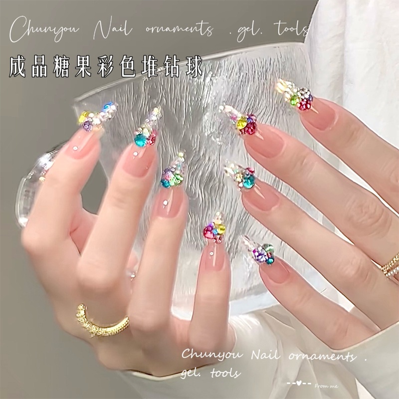 5Pcs 8mm Soda Candy Stacked Na - مراجعة Nail Art Viral وسعره