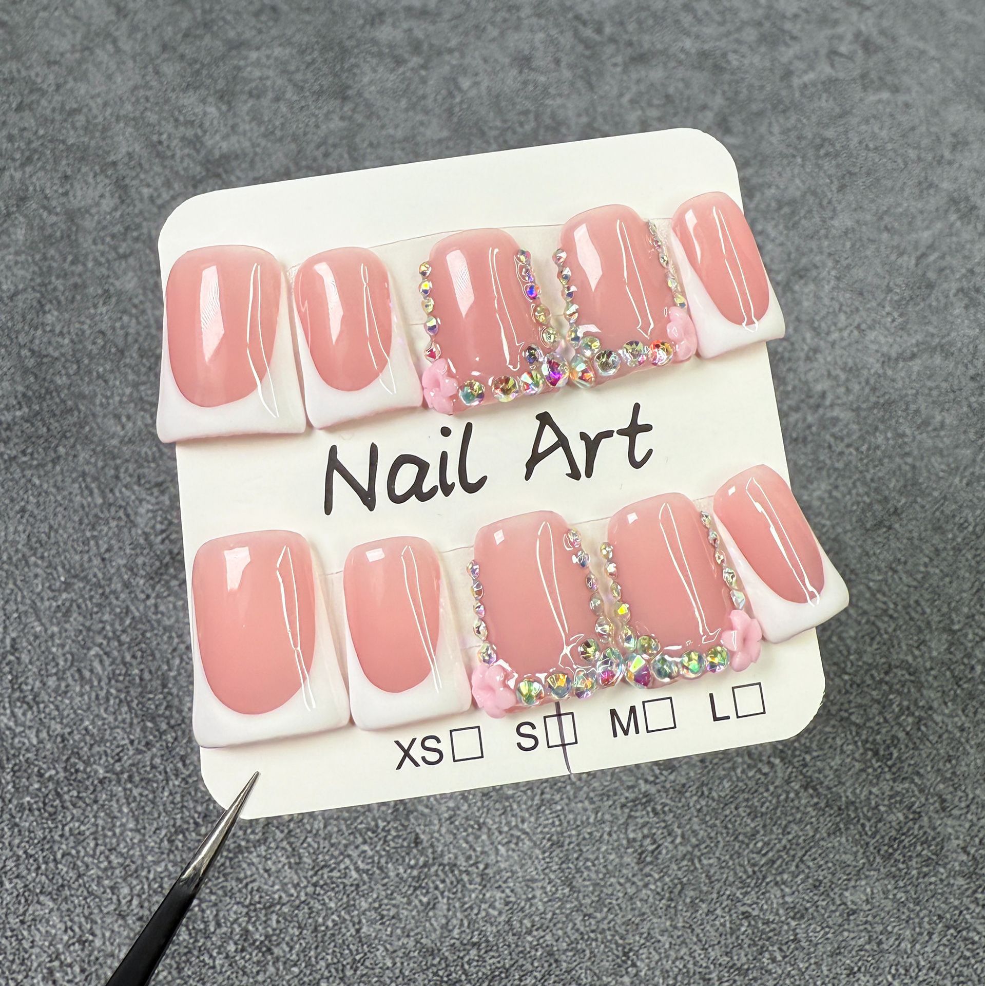 10pcs Pink Duckbill Handmade P - مراجعة Nail Art Quirky وسعره