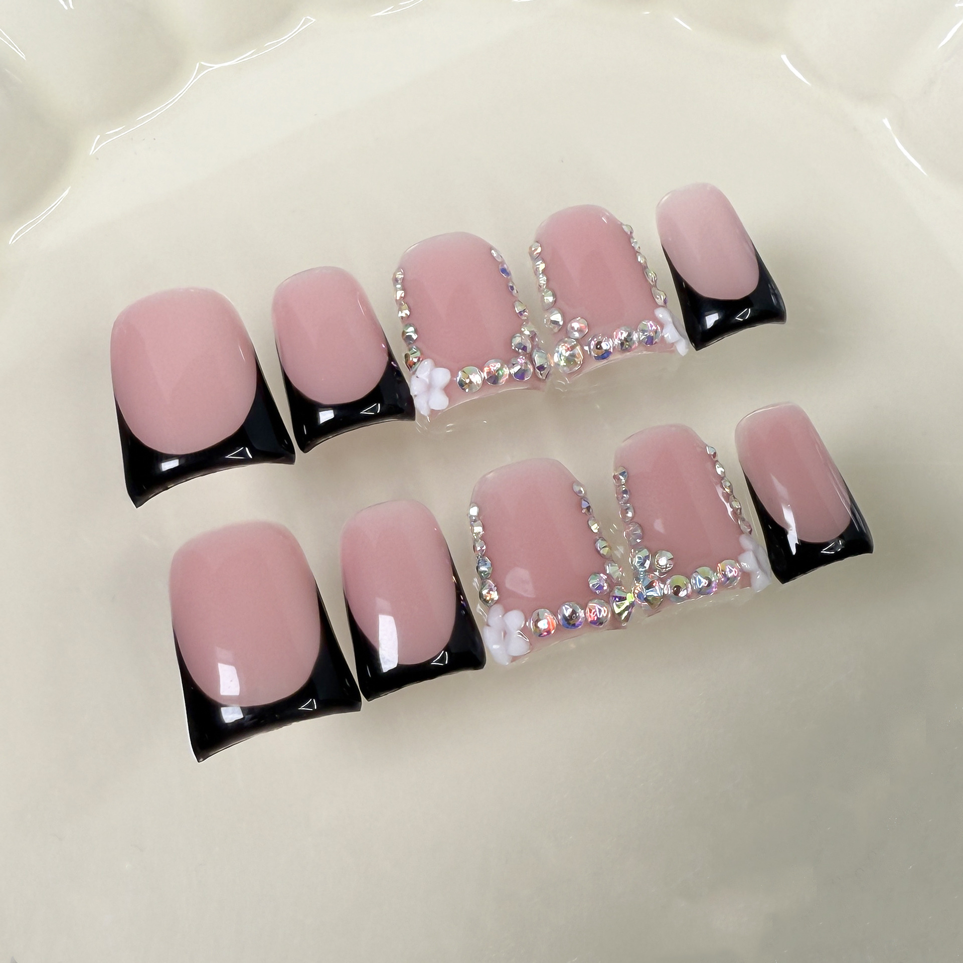 10pcs Pink Duckbill Handmade P - مراجعة Nail Art Quirky وسعره