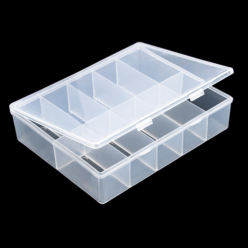 10 Grids Empty Clear Storage B - مراجعة Nail Art Quirky وسعره