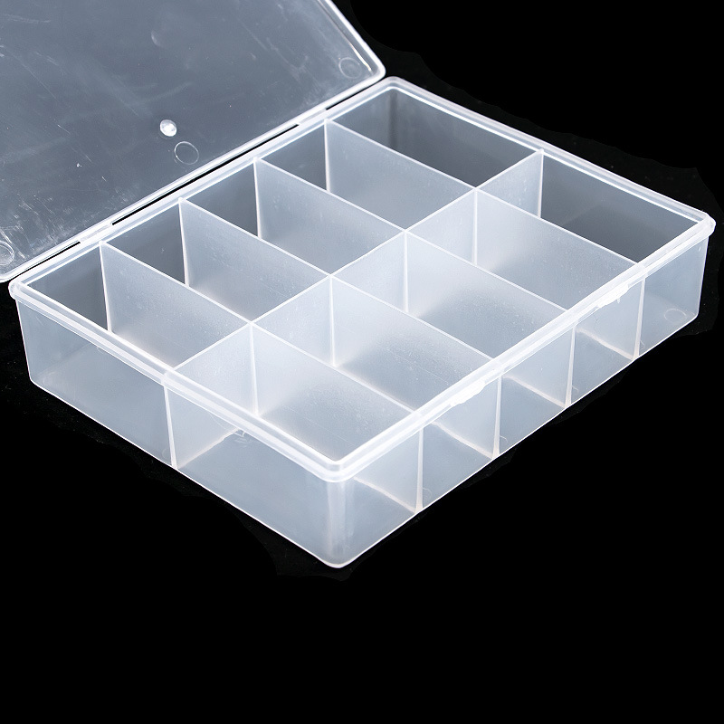 10 Grids Empty Clear Storage B - مراجعة Nail Art Quirky وسعره