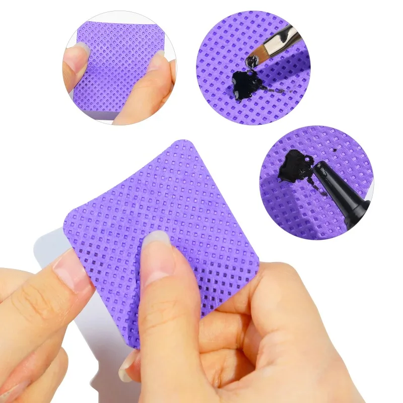 100pcs/Pack Lint-free Nail Pol - مراجعة Nail Art Ideas وسعره