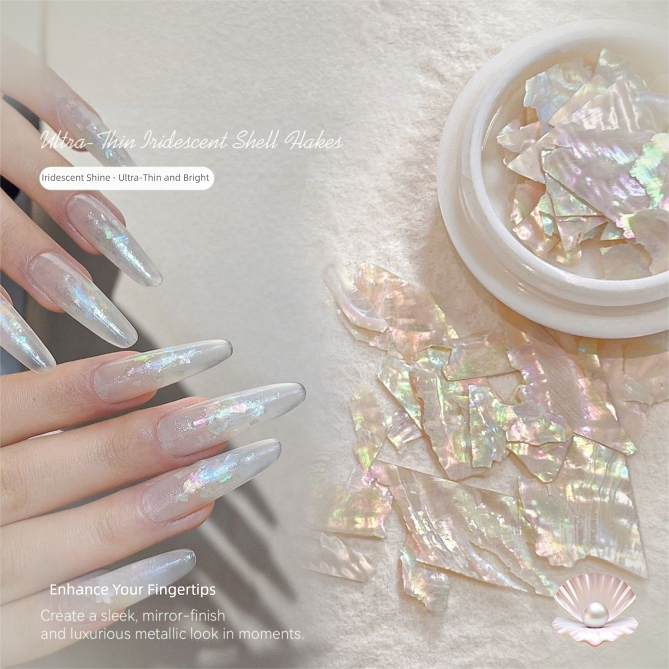 MIANEL Viral Aurora Mermaid Sh - مراجعة Nail Art Viral وسعره