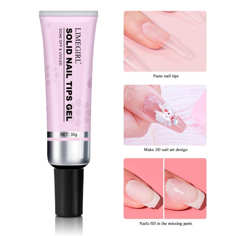 30g Soft Transparent Nail Tips - مراجعة Nail Art Ideas وسعره